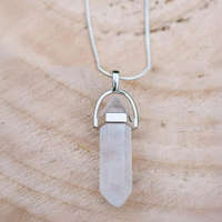 Hegyikristály ásvány Kúp Medál