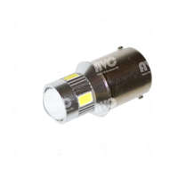 AVC LED 10-30V 5W helyére BA15s 6 LED Piros