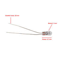 AVC Rizsszem Izzó 12V 3x6.7mm