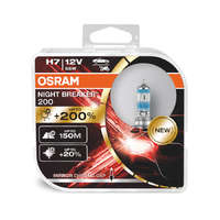 OSRAM H7 Osram autó izzó 12V 55W +200% Night Breaker