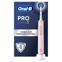 Oral-B Oral-B Pro 3 Elektromos Fogkefe X-Clean, rózsaszín (D505.513.3)