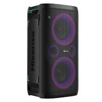 Hisense Hisense Party Rocker One hordozható vezeték nélküli Bluetooth hangszóró, 300W,QI töltő, fekete
