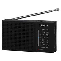 Sencor Sencor SRD 1800 rádió, FM/AM, 3,5 mm Jack, elemes (2xAA)