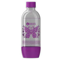 Sodaco Sodaco Szénsavasító palack Basic / Royal / Delfin szódagépekhez, 1L, rózsaszín, pillangó mintás (500410)
