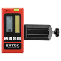 Extol Extol Premium 8823390 lézeres vevő/detektor/jelfogó vízszintezőhöz, piros és zöld, 50 m