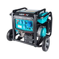 Heron Heron 8896145 benzinmotoros áramfejlesztő, 8000 VA, 230V, hordozható