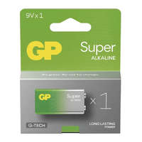 GP Batteries GP Batteries B01511 Super Alkáli 9V, 6LF22 alkáli elem (1db/bliszter)