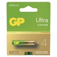 GP Batteries GP Batteries B02114 Ultra Alkáli AAA/LR3 mikro ceruza elem (4db/bliszter)