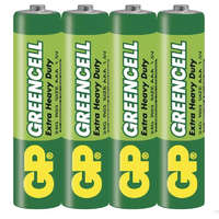 GP Batteries GP Batteries B12104 Greencell AAA/R03 cink-klorid mikro ceruza elem (4db/fólia)