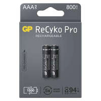 GP GP ReCyko Pro B2218 800 mAh NiMH AAA/HR03 mikro ceruza akkumulátor (2db/bliszter)