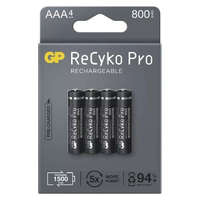 GP GP ReCyko Pro B22184 800 mAh NiMH AAA/HR03 mikro ceruza akkumulátor (4db/bliszter)