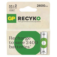 GP GP ReCyko B25272 2600 mAh NiMH AA/HR6 ceruza akkumulátor (2db/bliszter)