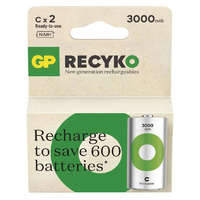 GP Batteries GP ReCyko B2533 3000mAh NiMH C/HR14 baby akkumulátor (2db/bliszter)