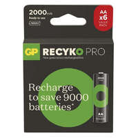 GP GP ReCyko Pro B2620V 2000 mAh NiMH AA/HR6 ceruza akkumulátor (6db/bliszter)