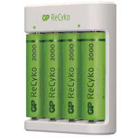 GP Batteries GP ReCyko B51414 akkumulátor töltő (Eco E411) + 4 db AA ReCyko 2000mAh akkumulátor