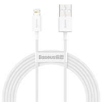 Baseus Baseus Superior CALYS-C02 USB - Lightning adatkábel, 2 m, 2,4 A, fehér