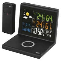 EMOS EMOS E8010 Időjárás-állomás, vezeték nélküli töltéssel, naptár, színes LCD, ébresztő, szundi