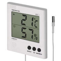 Emos Emos E8471 Digitális hőmérő, vezetékes, külső/belső hő és belső páratartalom mérés