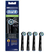 Oral-B Oral-B EB50BRB-4 CrossAction Clean Maximiser elektromos fogkefefej, 4 darabos, fekete