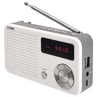 Emos Emos E0086 EM-213 rádió és MP3 lejátszó, USB, microSD, ezüst