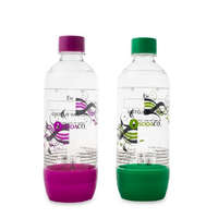 Sodaco Sodaco Szénsavasító palack csomag, Basic / Royal / Delfin szódagépekhez, 2 db, 1L, lila/zöld (Flakon duopack)
