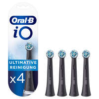 Oral-B Oral-B iO Ultimate Clean elektromos fogkefe pótfej, 4 db-os, fekete (iORBCB-4)