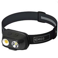 Emos EMOS P3542 COB LED Fejlámpa, tölthető, 500 lm, 130 méter hatótáv, tölthető