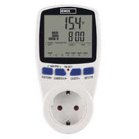 Emos Emos P5822 (FHT 9999) fogyasztásmérő, max.16A, 3680W, fehér