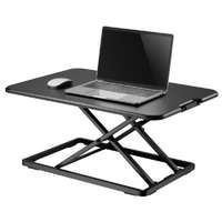 Somogyi Elektronic Somogyi SST 01 Ülő-álló asztali munkahely, MDF és acél anyagú, 5 magasság, fekete