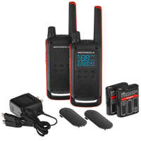 Motorola Motorola Talkabout T82 Twinpack walkie-talkie, adó-vevő fekete-narancs 1 pár