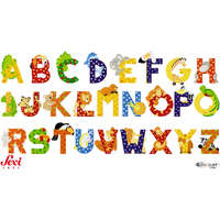 Sevi Fa betű állatos és bohócos -1db