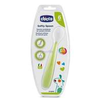 Chicco szilikon végű kanál 6+ zöld