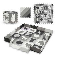 Happy Zoo XXL puzzle szőnyeg 150x150