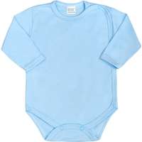NEW BABY Csecsemő teljes hosszba patentos body New Baby Classic kék