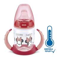 NUK Baba tanuló itatópohár NUK Disney Mickey hőmérséklet jelzővel 150 ml piros