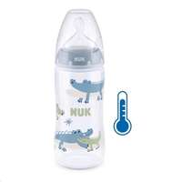NUK NUK FC+Temperature Control cumisüveg 300 ml BOX-Flow Control szívófej blue