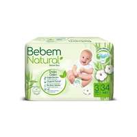 Bebem Natural Bebem Natural pelenka (3-as) 4 - 9 kg (34 db/cs)