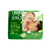 Change Change pelenka Ultra dry (3-as) 4 - 9 kg (28 db/cs)