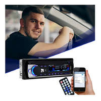  Bluetooth autórádió távirányítóval, MP3 lejátszás, USB/SD porttal