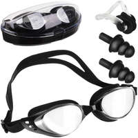  Állítható méretű búvárszemüveg, úszószemüveg – tokkal, párásodás gátló és UV szűrő réteggel, orr- és füldugókkal