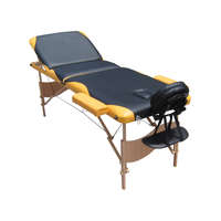 BALNEA Favázas 3 zónás, FEKETE-NAPSÁRGA masszázságy- 70 cm