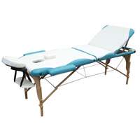 BALNEA Favázas 3 zónás, FEHÉR-TÜRKIZ masszázságy- 70 cm