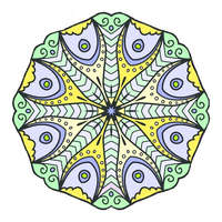 BALNEA Mandala ABLAKFÓLIA 14 cm - PÉNZÜGYI GYARAPODÁST SEGÍTŐ 1