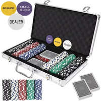 Malatec Poker - zestaw 300 żetonów w walizce HQ 23528