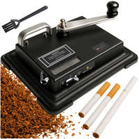 Ruhhy Dugattyús cigarettatöltő gép, csúszásmentes talp, fekete, 24,5 x 19 x 8,5 cm