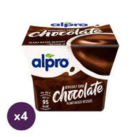 Alpro Alpro ördögien sötét étcsokoládéízű desszert (4x125 g)