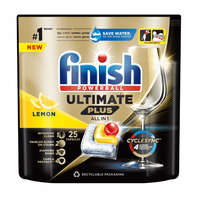 Finish Finish Powerball Ultimate Plus All in 1 mosogatógép-kapszula, lemon (25 db)