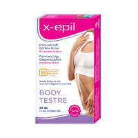 X-Epil X-Epil Prémium lágy gélgyantacsíkok érzékeny bőrre testre (20 db)