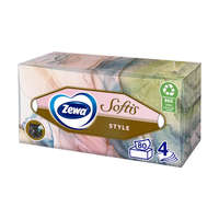 Zewa Zewa Softis Style 4 rétegű dobozos papírzsebkendő (80 db)