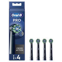 Oral-B Oral-B Pro Cross Action, fekete fogkefefej (4 db)